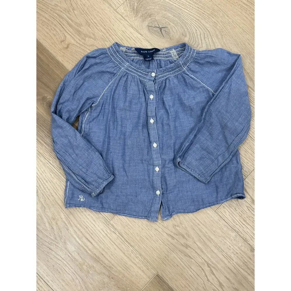 Ralph Lauren Denim Shirt size 5